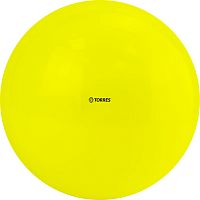 Купить мяч для художественной гимнастики однотонный torres ag-15-06, диаметр 15см., желтый по низким ценам в интернет-магазине tovarysam.ru  в Самаре.
