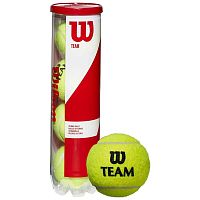Купить мяч теннисный wilson teamw practice, wrt111900,избыт.давл, фетр, нат.резина, уп.4 шт, желтый по низким ценам в интернет-магазине tovarysam.ru  в Самаре.