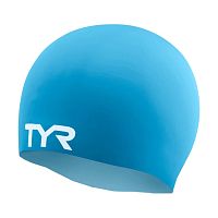 Купить шапочка для плавания tyr wrinkle free silicone cap, lcs-360, голубой по низким ценам в интернет-магазине tovarysam.ru  в Самаре.