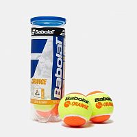 Купить мяч теннисный детский babolat orange, 501035, уп.3 шт, войлок, шерсть, нат.резина, желто-оранжевый по низким ценам в интернет-магазине tovarysam.ru  в Самаре.