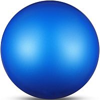 Купить мяч для художественной гимнастики  indigo in367-bl, диаметр 17см., синий металлик по низким ценам в интернет-магазине tovarysam.ru  в Самаре.
