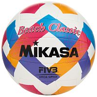 Купить мяч для пляжного волейбола mikasa bv543c-vxa-o, цвет сине-красный по низким ценам в интернет-магазине tovarysam.ru  в Самаре.