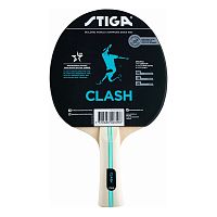 Купить ракетка для настольного тенниса stiga clash hobby ittf 1210-5718-01, ittf накладка по низким ценам в интернет-магазине tovarysam.ru  в Самаре.