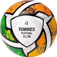 Купить мяч футзальный torres futsal club fs323764, размер 4 по низким ценам в интернет-магазине tovarysam.ru  в Самаре.
