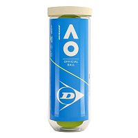 Купить мяч теннисный dunlop australian open, 601601, уп..3 шт, одобр.itf,фетр,нат.резина, желтый по низким ценам в интернет-магазине tovarysam.ru  в Самаре.