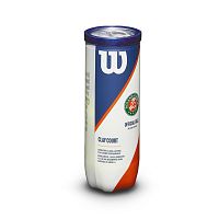 Купить мяч теннисный wilson roland garros clay court, wrt125000, одобр.itf, фетр, нат.резина,. уп.3 шт по низким ценам в интернет-магазине tovarysam.ru  в Самаре.