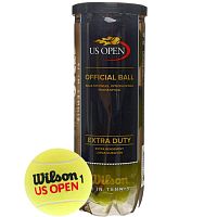 Купить мяч теннисный wilson us open extra duty, wrt106200, одобр.itf и usta,фетр,нат.резина,. уп.3 шт по низким ценам в интернет-магазине tovarysam.ru  в Самаре.