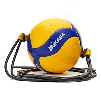 Купить мяч волейбольный на растяжках mikasa v300w-at-tr, размер 5 по низким ценам в интернет-магазине tovarysam.ru  в Самаре.