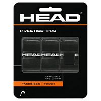 Купить овергрип head prestige pro, 282009-bk, 0.55 мм, 3шт, черный по низким ценам в интернет-магазине tovarysam.ru  в Самаре.