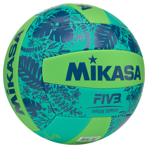 Купить мяч волейбольный пляжный mikasa bv354tv-gv-gg,салатово-синий по низким ценам в интернет-магазине tovarysam.ru  в Самаре. фото 2