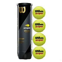 Купить мяч теннисный wilson us open extra duty, wrt116200, одобр.itf и usta,фетр,нат.резина,. уп.4 шт по низким ценам в интернет-магазине tovarysam.ru  в Самаре.