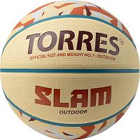 Купить мяч баскетбольный torres slam b023147, размер 7 по низким ценам в интернет-магазине tovarysam.ru  в Самаре.