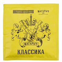 Купить спиртовые турбо дрожжи магарыч "турбо классика" 100гр. по низким ценам в интернет-магазине tovarysam.ru  в Самаре.