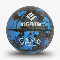 Купить мяч баскетбольный ingame camo №7 синий по низким ценам в интернет-магазине tovarysam.ru  в Самаре.