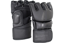 Перчатки ММА BoyBo Stain BGM311, Флекс, черный