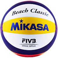 Купить мяч волейбольный пляжный mikasa bv551c,бело-сине-желтый по низким ценам в интернет-магазине tovarysam.ru  в Самаре.