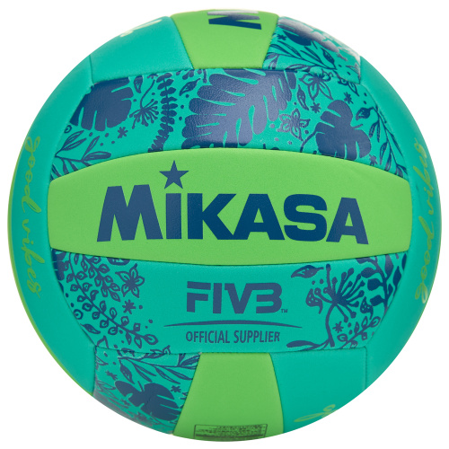 Купить мяч волейбольный пляжный mikasa bv354tv-gv-gg,салатово-синий по низким ценам в интернет-магазине tovarysam.ru  в Самаре. фото 4