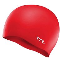 Купить шапочка для плавания tyr wrinkle free silicone cap, lcs-610, красный по низким ценам в интернет-магазине tovarysam.ru  в Самаре.