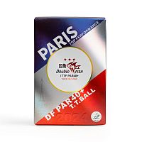 Купить мяч для настольного тенниса double fish paris 2024 olympic games 3***, par40+, ittf approved, 6шт. по низким ценам в интернет-магазине tovarysam.ru  в Самаре.