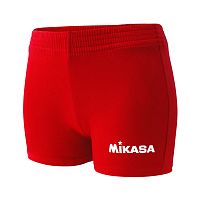 Купить шорты тренировочные женские mikasa mt165-04-xs, размер xs, красный по низким ценам в интернет-магазине tovarysam.ru  в Самаре.