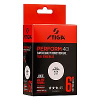 Купить мяч для настольного тенниса stiga perform 3***, 40+, 1113-2110-06, ittf approved, уп.3 шт по низким ценам в интернет-магазине tovarysam.ru  в Самаре.