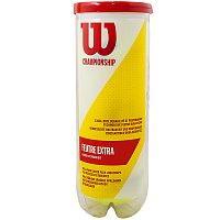 Купить мяч теннисный wilson championship, wrt100101, одобр.itf и usta,фетр,нат.резина, уп.3 шт, желтый по низким ценам в интернет-магазине tovarysam.ru  в Самаре.