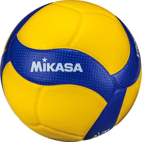 Купить мяч волейбольный mikasa v300w, fivb approved,желто-синий по низким ценам в интернет-магазине tovarysam.ru  в Самаре.