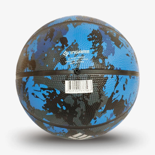 Купить мяч баскетбольный ingame camo №7 синий по низким ценам в интернет-магазине tovarysam.ru  в Самаре. фото 3