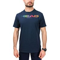 Купить футболка мужская head rainbow t-shirt m 811435-nv-m, размер m по низким ценам в интернет-магазине tovarysam.ru  в Самаре.