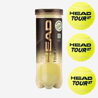 Купить мяч теннисный head tour xt 3b, 570823, уп.3 шт,одобр.itf,сукно,нат.резина,желтый по низким ценам в интернет-магазине tovarysam.ru  в Самаре.